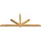 Ekena Millwork Kennewick Rough Sawn Timber Gable Bracket, Western Red Cedar, 108"W x 45"H x 4"D x 4"F, 10/12 Pitch GBW108X45X0404KEN00RWR - alternate 5